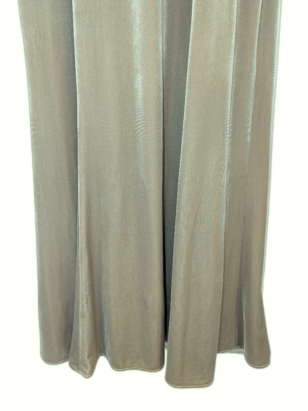Revelry | Riley Convertible Velvet Dress Formal Sage Green | Size 12 - Picture 8 of 10